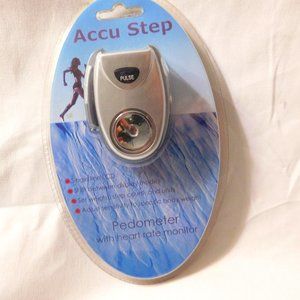 Accu Step Pedometer with Heart Rate Monitor